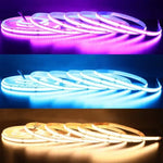 RGB+CCT LED COB Light Strips