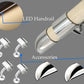 LED Handrail Lighting Kit RGBW - Antique Brass Brackets & Endcaps