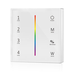 4 Zone RGBW White Touch Panel
