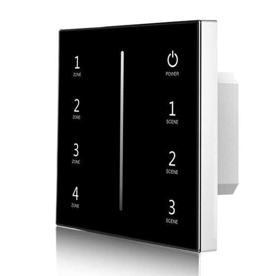 4 Zone Single Colour Touch Slider RF Wall Panel | Dabhees