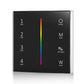 4 Zone RGBW Black Touch Panel
