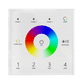 4-zone RGBW LED touch panel controller in white – smart wall-mounted LED lighting control

