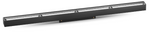 A black LED polarizing wall linear lamp designed for a magnetic track.