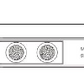 LED Grillie Lamp for Magnetic Track 48V 20mm Single Circuit Track