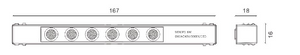 LED Grillie Lamp for Magnetic Track 48V 20mm Single Circuit Track