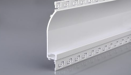 White profile  on a gray background
