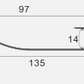 Profile dimensions labeled