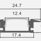 metal profile with dimensions