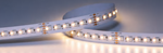 Roll of LED strip light on a gradient background