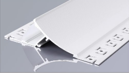 White profile on a gray background
