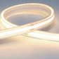 Roll of LED strip light on a gray background