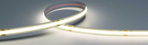LED strip light on a gray background