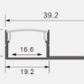 profile dimensions labeled