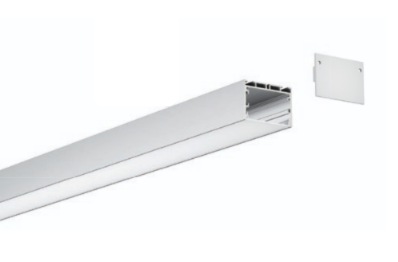 Rectangular metal bracket on a white background