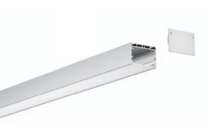 Rectangular metal bracket on a white background