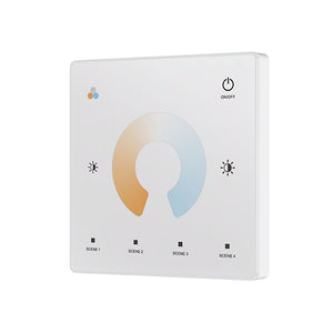 4 Zone CCT Wall Mounted Touch wheel Panel Remote Control (CR2032 Battery)