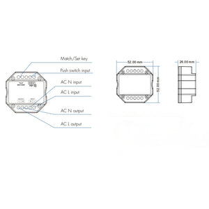 WIFI & RF smart AC switch
