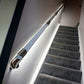 LED Handrail Lighting Kit - Chrome Brackets & Endcaps 3.6m