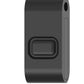 One key FOBs, one black , with a simple, solid colour design.