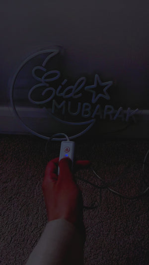 Eid Mubarak Neon Sign